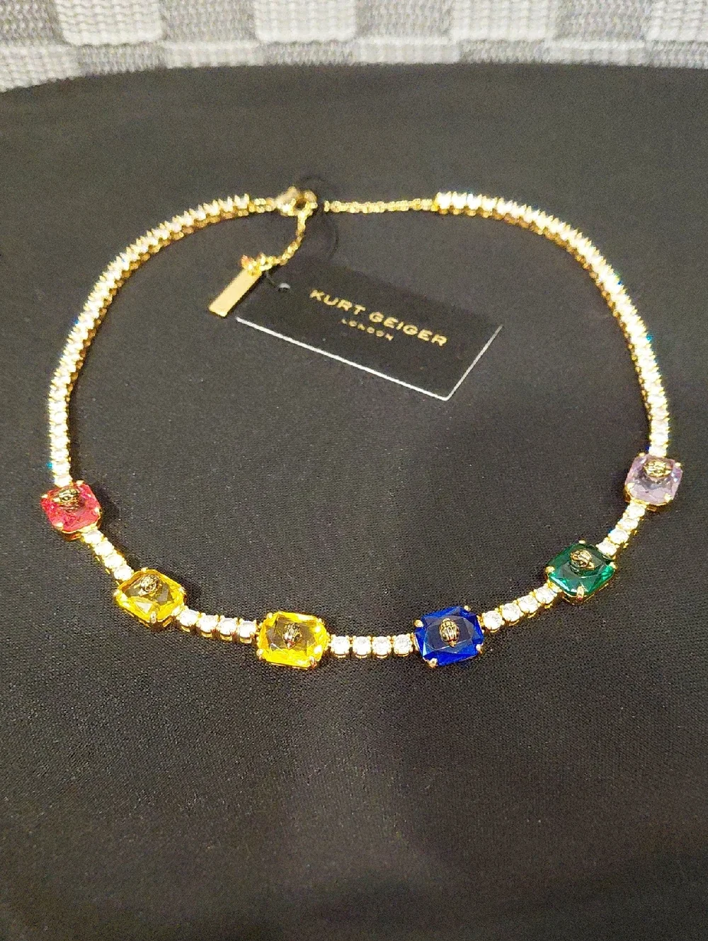 KURT GEIGER LONDON  EAGLE STONE NECKLACE - Picture 2 of 11